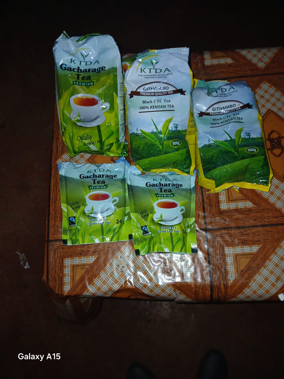 Gacharage or Githambo tea leaves